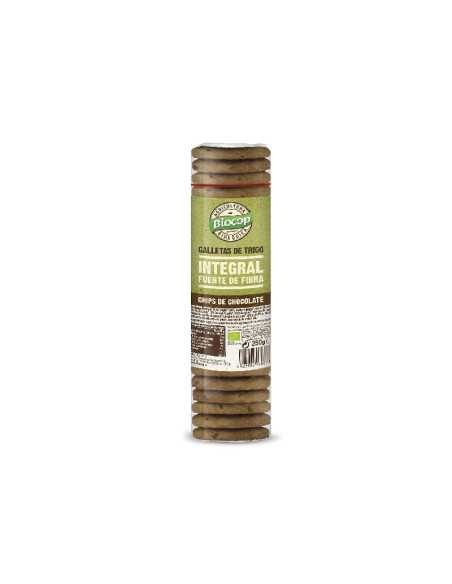 Galleta Trigo integral con chips de chocolate Bio 250g Biocop Galleta Trigo integral con chips de chocolate Bio 250g Biocop